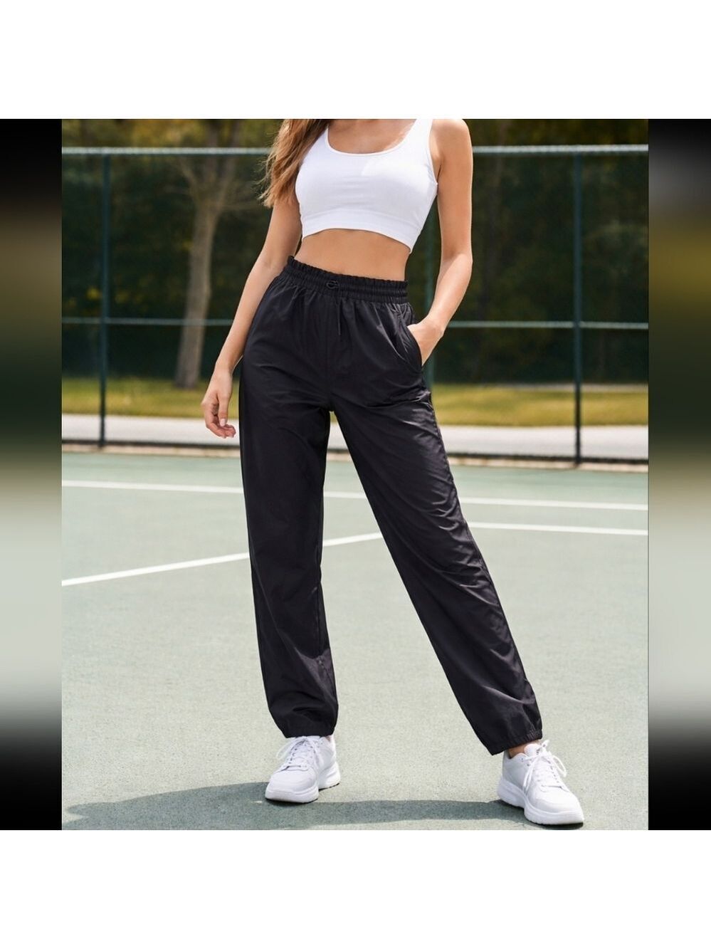Ladies Court Club nylon lined pants size 30